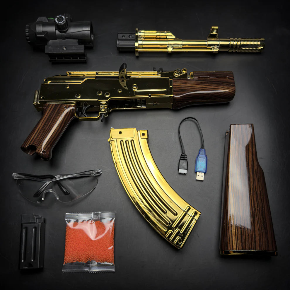 AK-47 GOLD Gel Blaster – Golden Edition