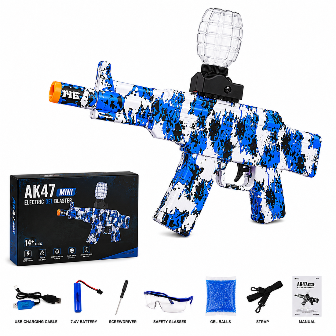 AK47 Mini Electric Gel Blaster