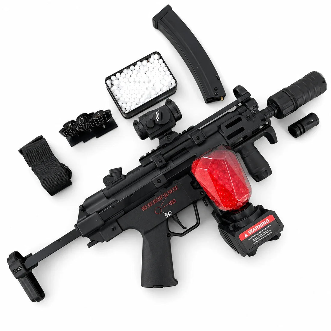 MP5K-UTG Gel Blaster – الباقة الاحترافية الكاملة مع الملحقات